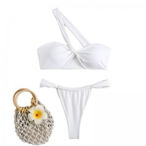 Hai-bộ đồ bơi. Gợi cảm-Vai quây bikini với thiết kế không có lưng. Đồ bơingoại thương kiểu châu Âu và châu Mỹ cho QT bán buôn-Giá 25018:$79,99