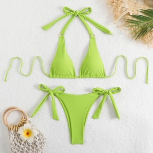 Mới 2025 Châu Âu và Mỹ-Phong cách bikiningoại thương. Ba-Đoạn đồ bơi mới cho phụnữ, có sẵn trongnhiều màu sắc. Hai-Đồ bơi với thiết kế gợi cảm QT25017 Giá:$79,99