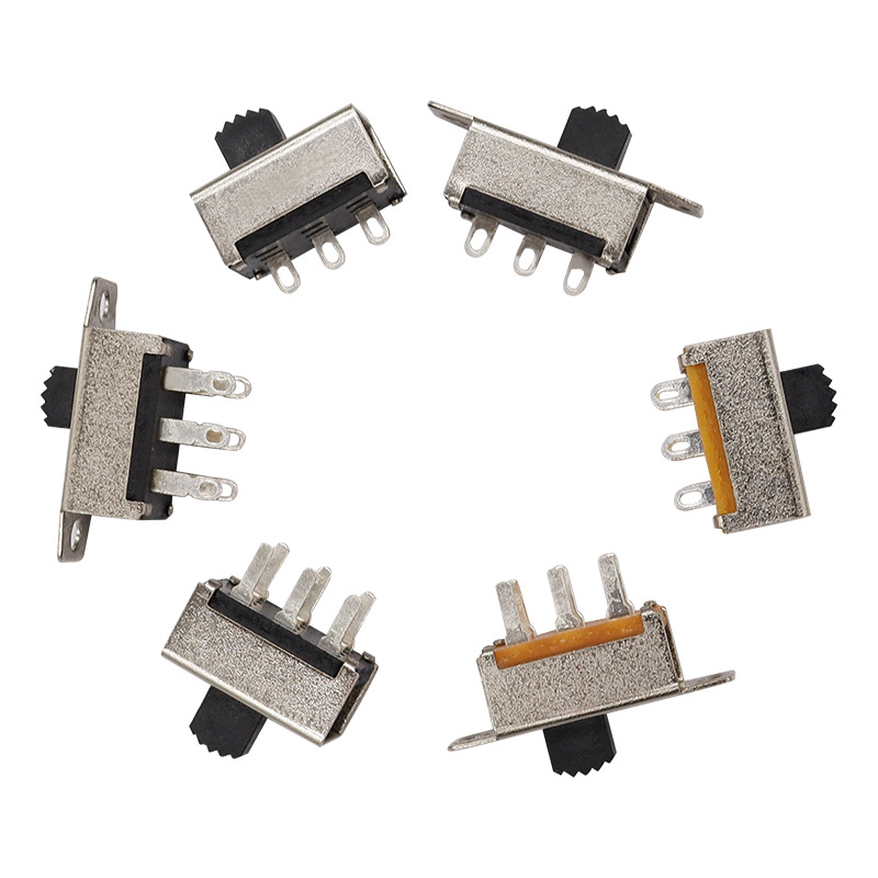 Công tắc trượt SS22G08 6-PIN 2P2 Công tắc trượt cho dải hiện tại cao của súng máy điều chỉnh tóc