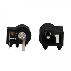 Ổ cắm DC DC-0004A, ổ cắm thiết bị gia dụngnhỏ cho máy lọcnước, hai-pin sạc sạc bề mặt pin với cột định vị