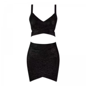 Áo choàng đan bằng vàng mùa hè, bộ váy bọc hông