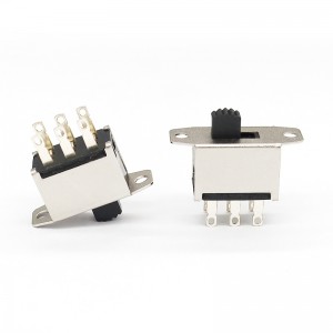 Công tắc trượt SS22G09 cho robot quét là một đôi-Hàng 6-PIN Công tắc thiết lập lại chuyển đổi dọc
