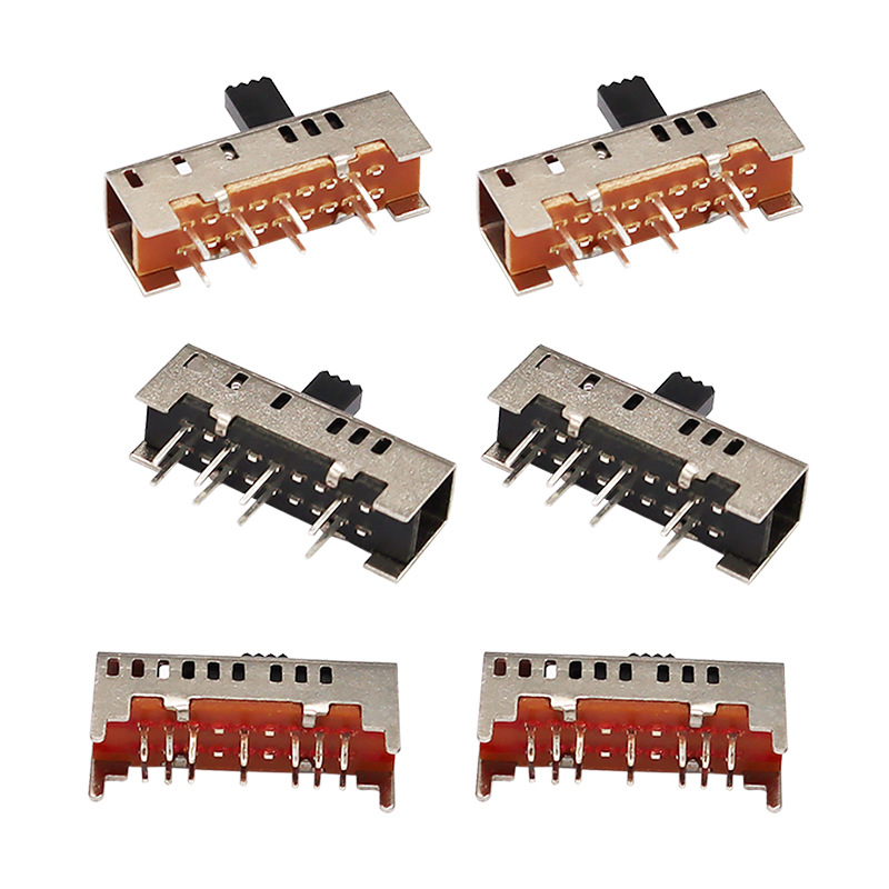 Công tắc trượt SS23H06, Double-Hàng 8-Công tắc trượt dọc, công tắc trượt dọc cho máy sưởi điện chăn điện