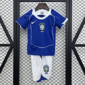 Trẻ em Brazil 2004 Away Kích thước: 16-28