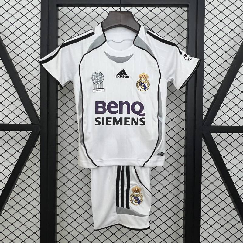 Trẻ em Real Madrid 06/07 Kích thướcnhà: 16-28