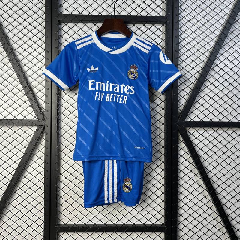 25/26 đứa trẻ Real Madrid thứ ba kích thước 16-28