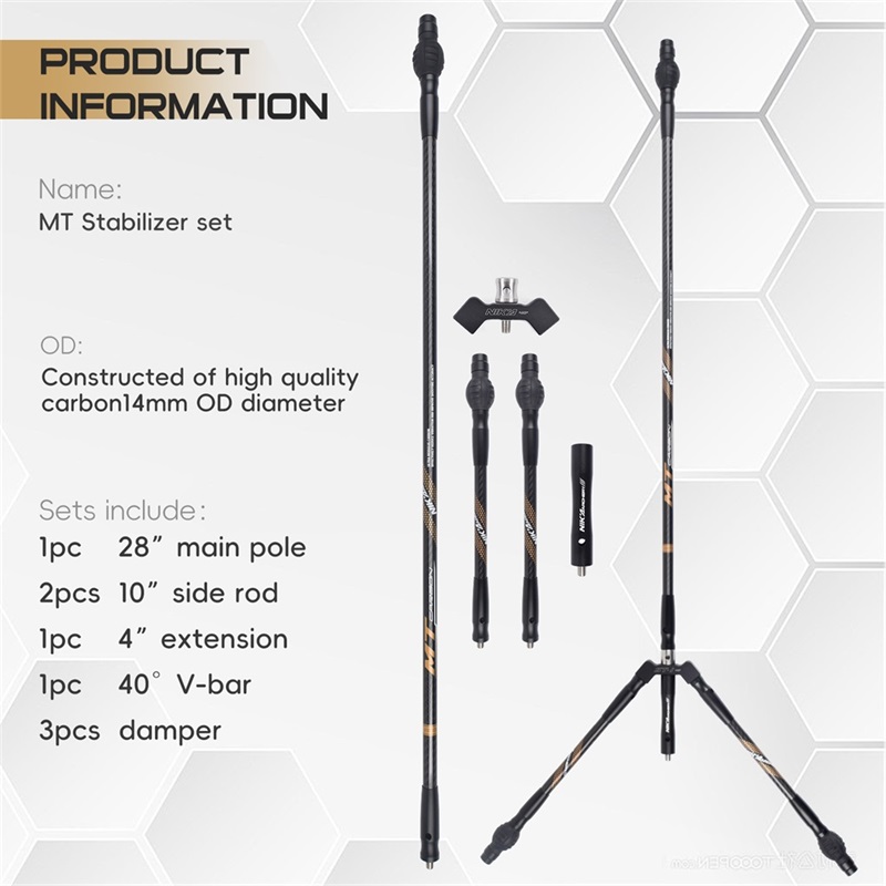 Nika bắn cung 240128 MT OD14MM Chất ổn định carbon